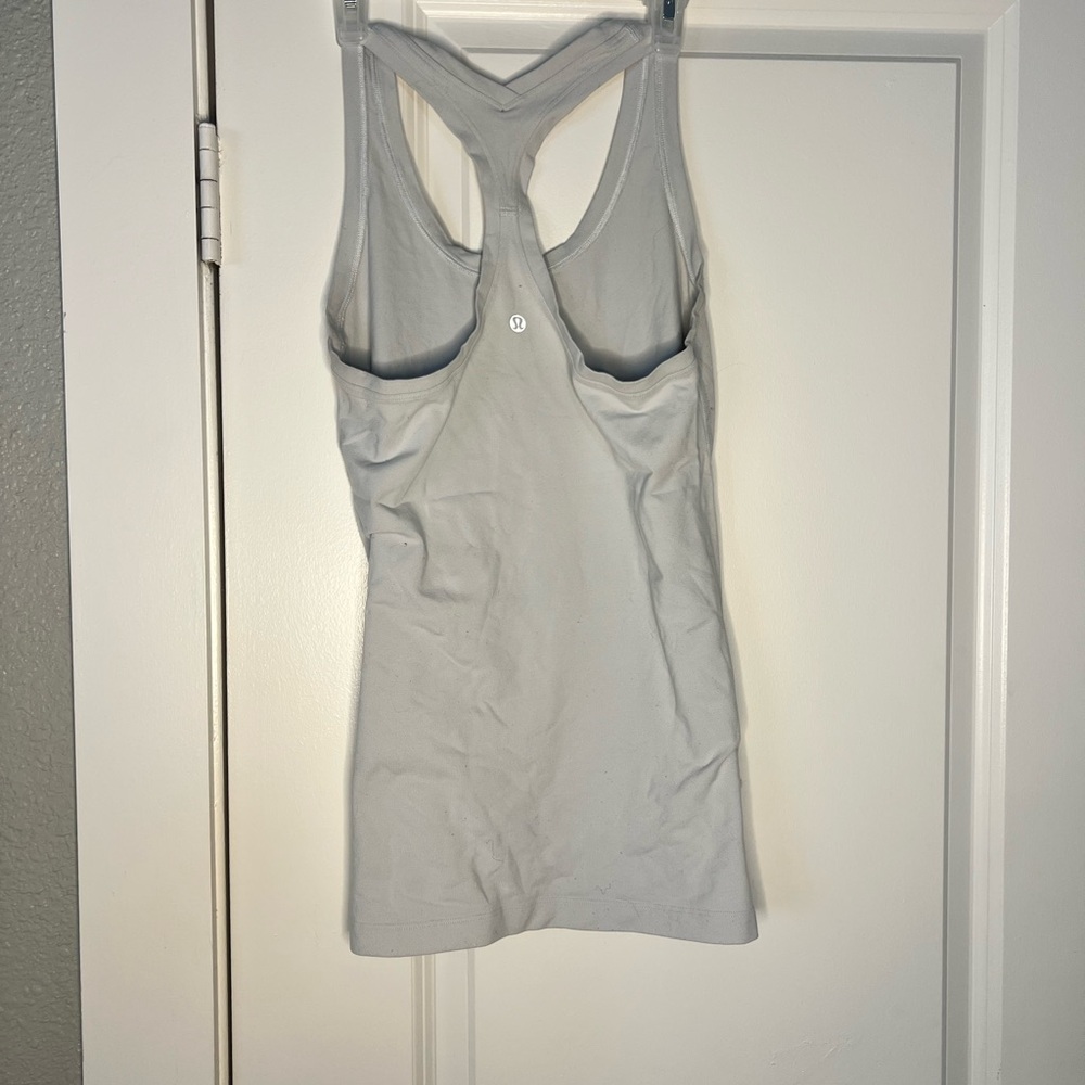 Lululemon Cool Racerback White Tank